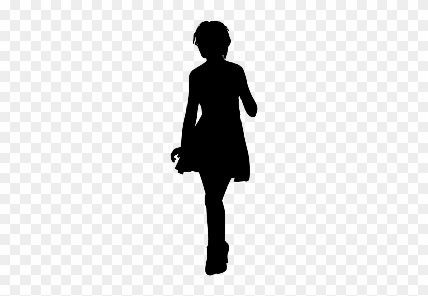 Fashion Dress Lady - Silhouette #1630833