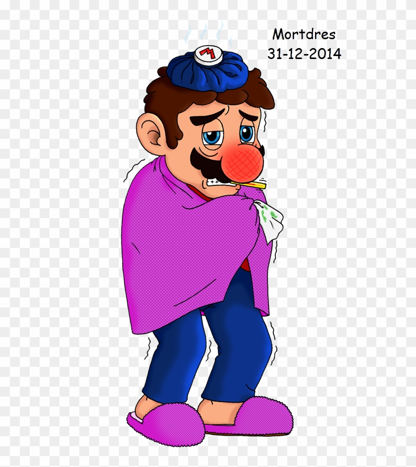 Sick Mario By Mortdres On Deviantart - Mario Is Sick #1630849