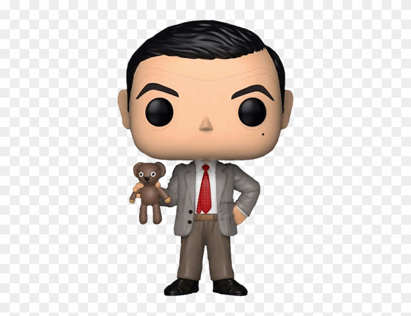 Mr Bean With Teddy Pop Vinyl Figure - Mr Bean Pop Vinyl #1630898