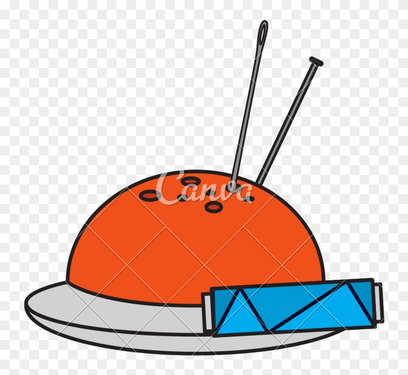 Sewing Thread Tubes With Pincushion - Sewing Thread Tubes With Pincushion #1630977