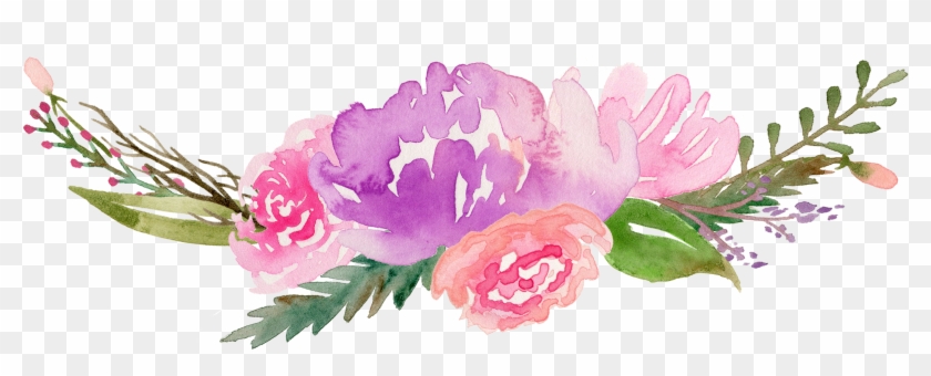 Watercolor Flowers Clipart - Watercolor Flower Free Printable #1631029