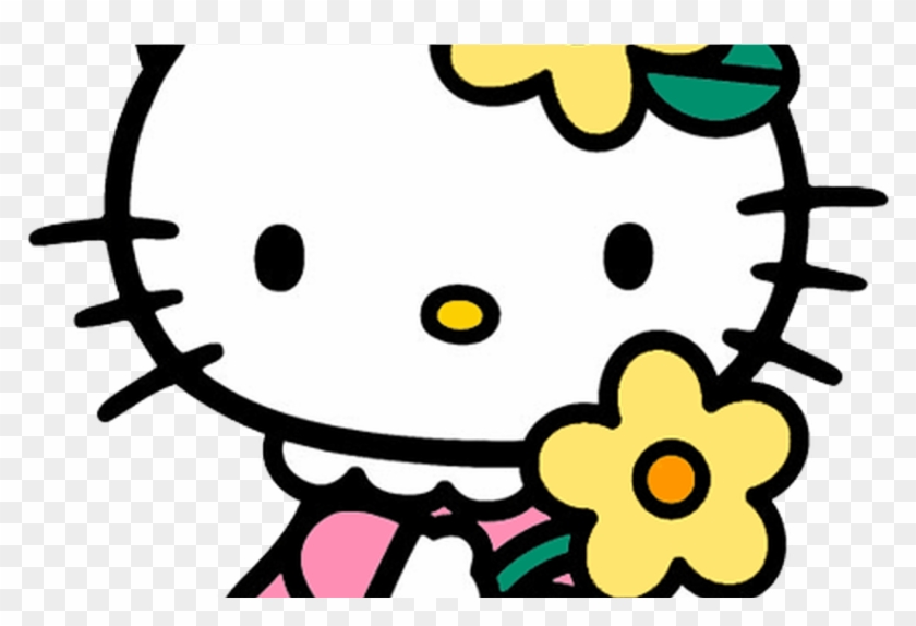 Hello Kitty Clip Art Cartoon Clip Art - Hello Kitty Flower Clipart #1631032