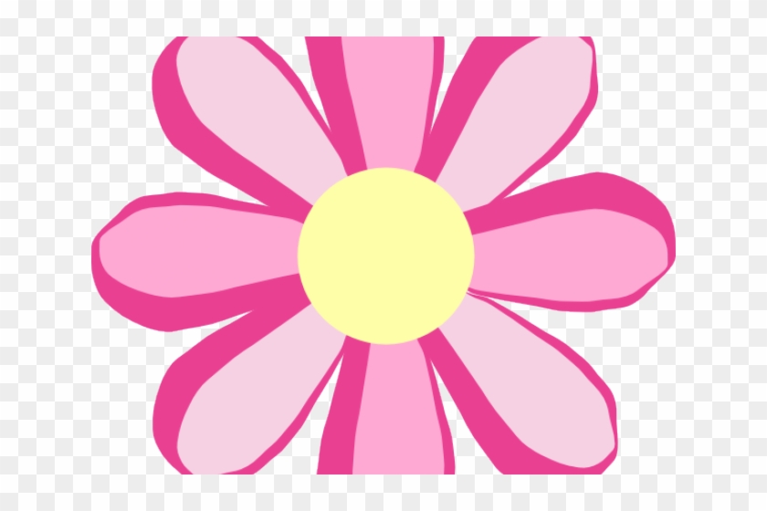 Pink Flower Clipart Beautiful - Clip Art Single Pink Flower #1631034