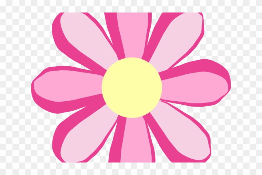 Pink Flower Clipart Beautiful - Clip Art Single Pink Flower #1631034