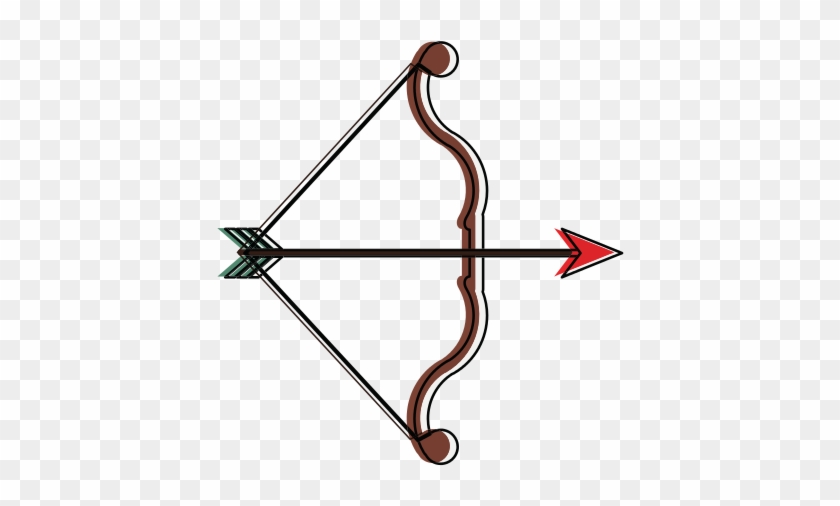 Bow And Arrow Archery Icon Image - Bow And Arrow #1631078