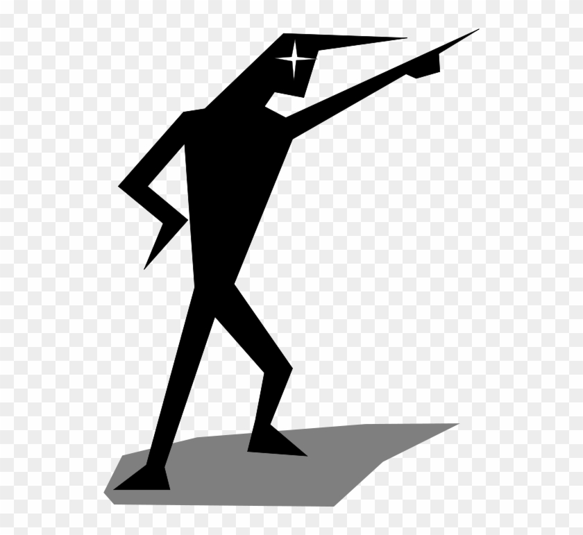 Man, Do It, Bujung Clip Art - Person Pointing Clip Art #1631245