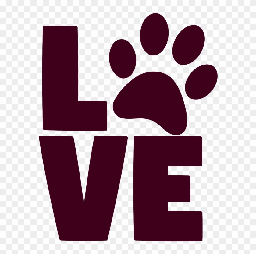 Love Paw Print - Love Paw Print #1631289