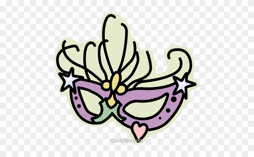 Mask Royalty Free Vector Clip Art Illustration - Mask #1631347