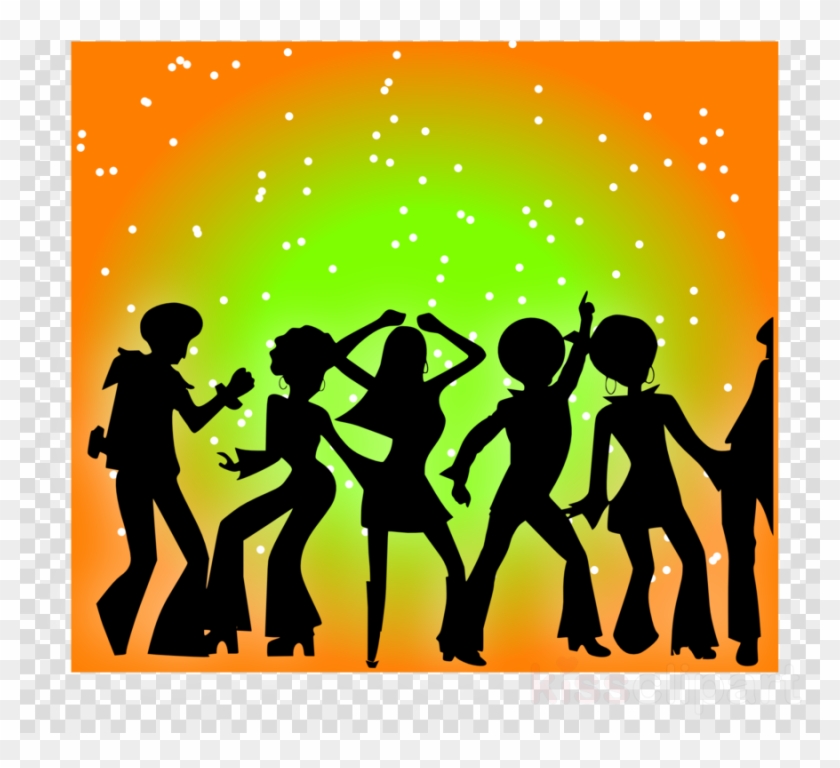 Dancing Through The Decades Black Clipart Dance Party - Disco Clip Art #1631358