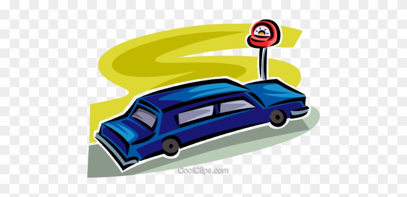 Limousine Royalty Free Vector Clip Art Illustration - Limousine Royalty Free Vector Clip Art Illustration #1631446