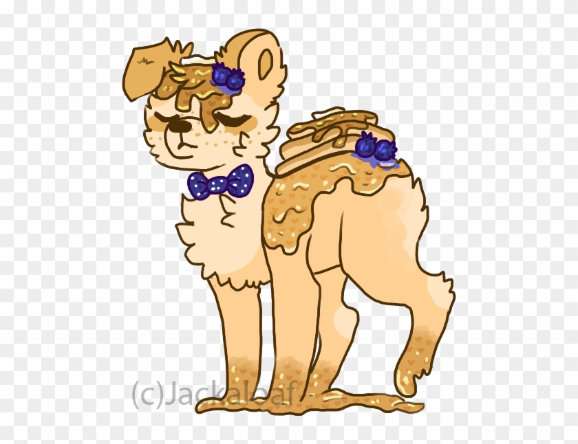 Blueberry Pancake Pup Adopt Closed By Jackaloaf - Cartoon #1631505