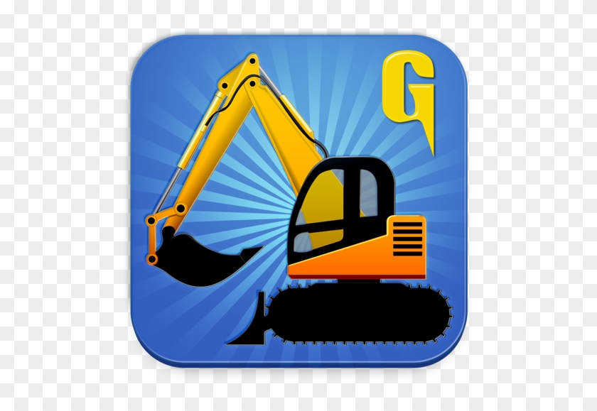 Heavy Excavator Simulator 3d Fun Challenging Game For - Clipart Bagger #1631602