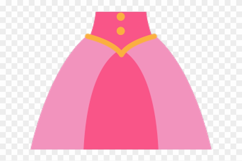 Pretty Clipart Dress - Pink Princess Dress Clipart - Free Transparent PNG  Clipart Images Download