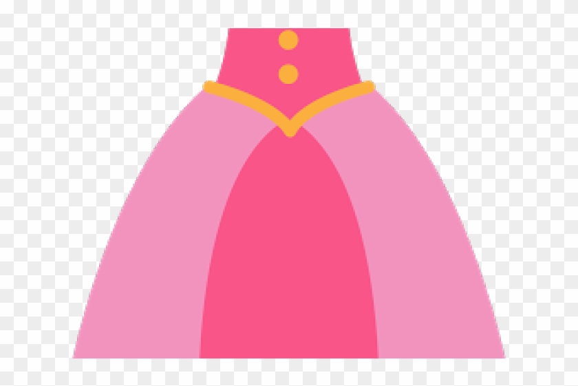 Pretty Clipart Dress - Pink Princess Dress Clipart #1631665