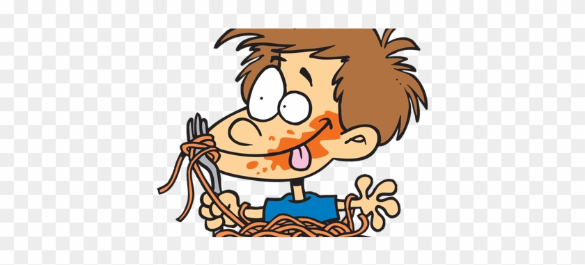 Man Pizza Cartoon K Pictures Full Hq - Eating Spaghetti Clipart #1631680