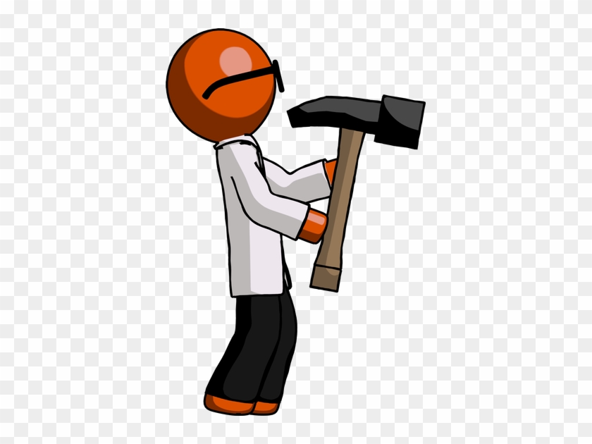 Orange Doctor Scientist Man - Orange Doctor Scientist Man #1631722