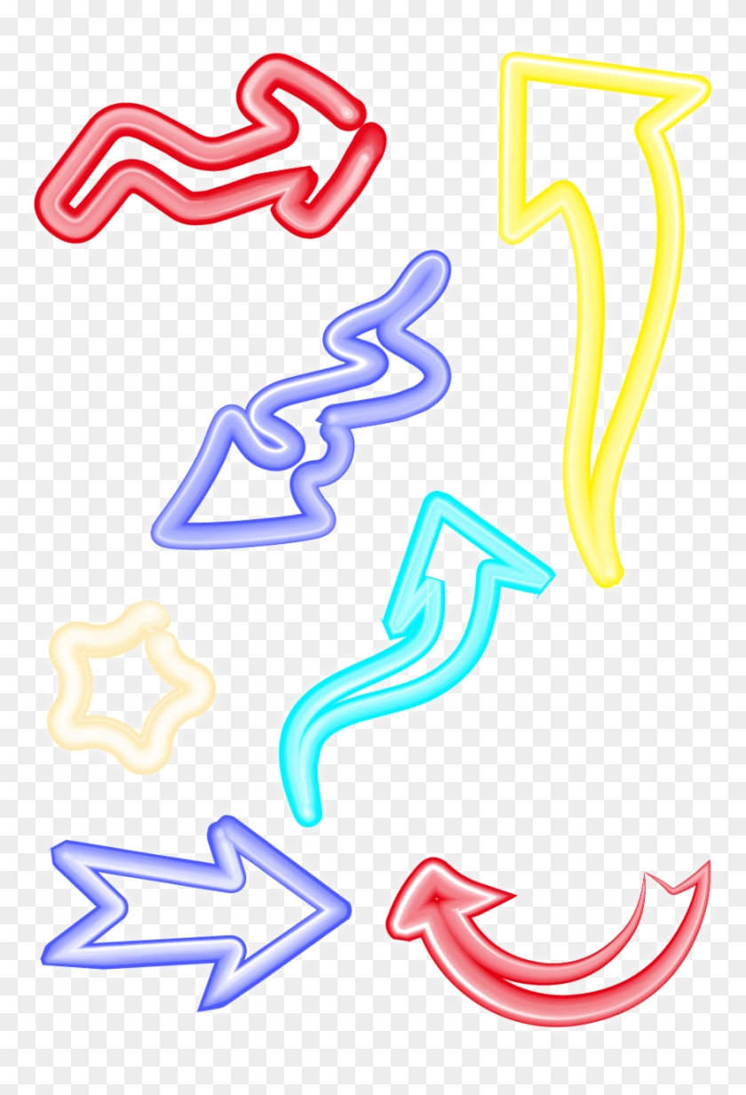 Neon Special Effects Color Personality Arrow Ai Vector - Neon Special Effects Color Personality Arrow Ai Vector #1631811