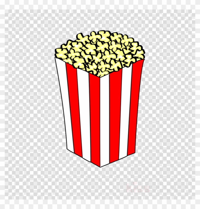 Popcorn Clip Art Clipart Popcorn Caramel Corn Clip - Coffee Bean Black White Png #1631839