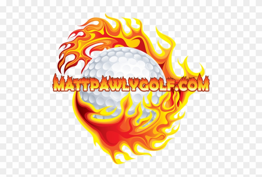Matt Pawly Golf Golfer Junior San Antonio Mattpawlygolf - Volleyball Logo With Fire #1631901