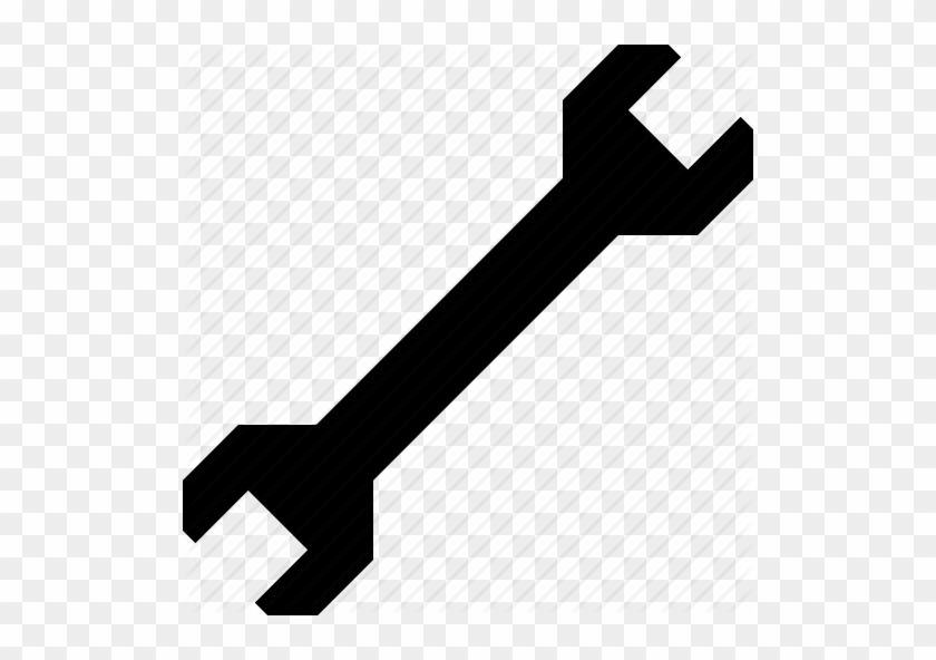 Mechanic Clip Art Wrench Black And White - Wrench Icon #1632026