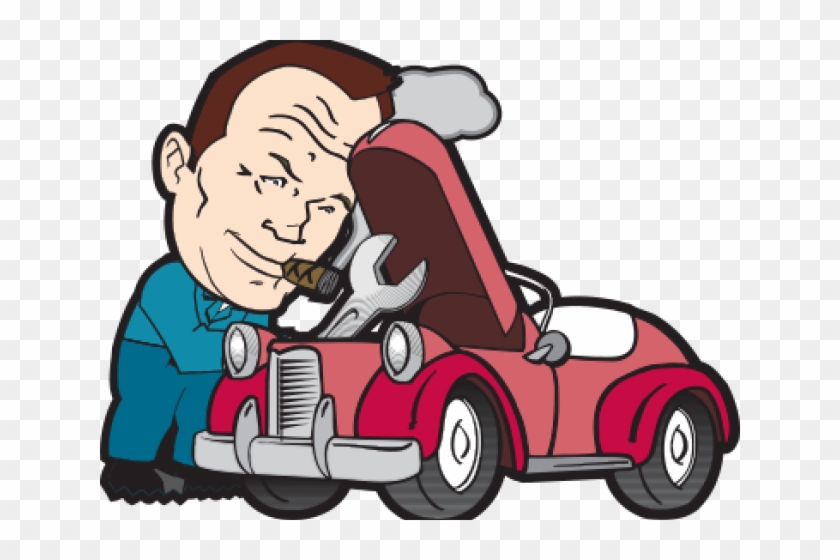 White Transparent Auto Mechanic Black Graphic Free - Cartoon Of Auto Mechanic #1632030