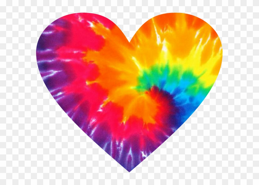 Hippie Hippielove Love Heart Tiedye Picture Free - Hippie Tie Dye Background #1632068