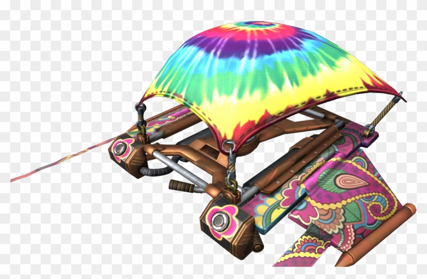 Tie-dye Flyer Screenshots 2 - Fortnite Hippie Glider Png #1632083