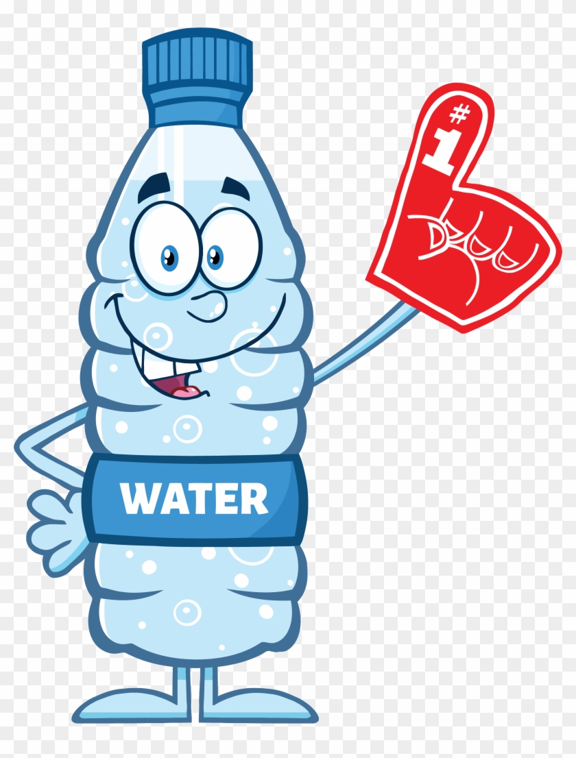 Plastic Bottle Water Cartoon - Free Transparent PNG Clipart Images Download