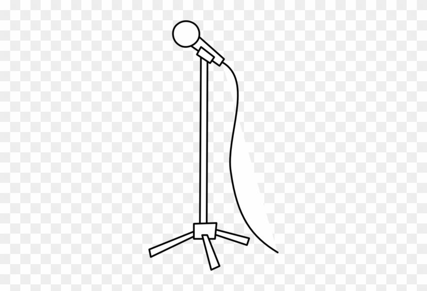 Vintage Microphone Stand Clip Art Clipart Panda Free - Mic Stand Clip Art #1632145