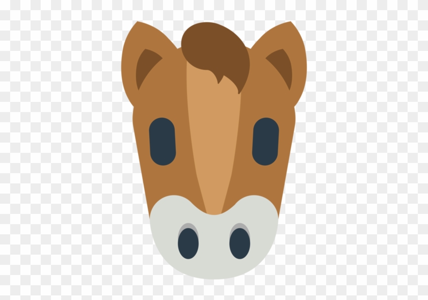 Mozilla - Emoji Horse Face On Emojione #1632294