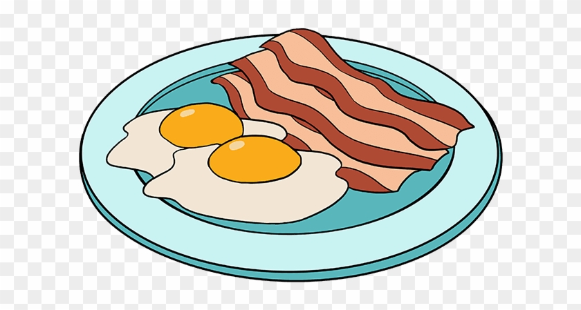 680 X 678 2 - Draw Bacon And Eggs Easy #1632305