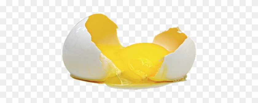 Egg, Food, Egg Yolk - Transparent Cracked Egg Png #1632306