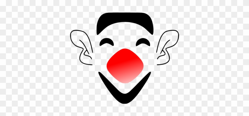 Clown Face Clipart - Cartoon Clown Face Png #1632312