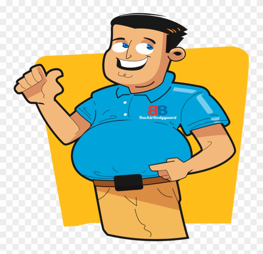 No More Belt Buckle Pain - Cartoon #1632338