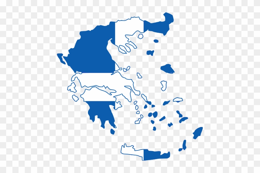 Image Result For Greece Map/flag - Greece Flag And Map #1632365