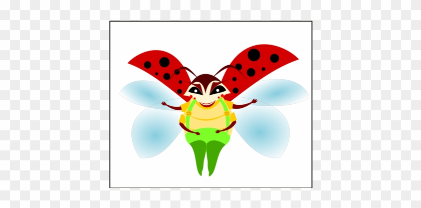 Butterfly Ladybird Beetle Drawing - Cartoon #1632442