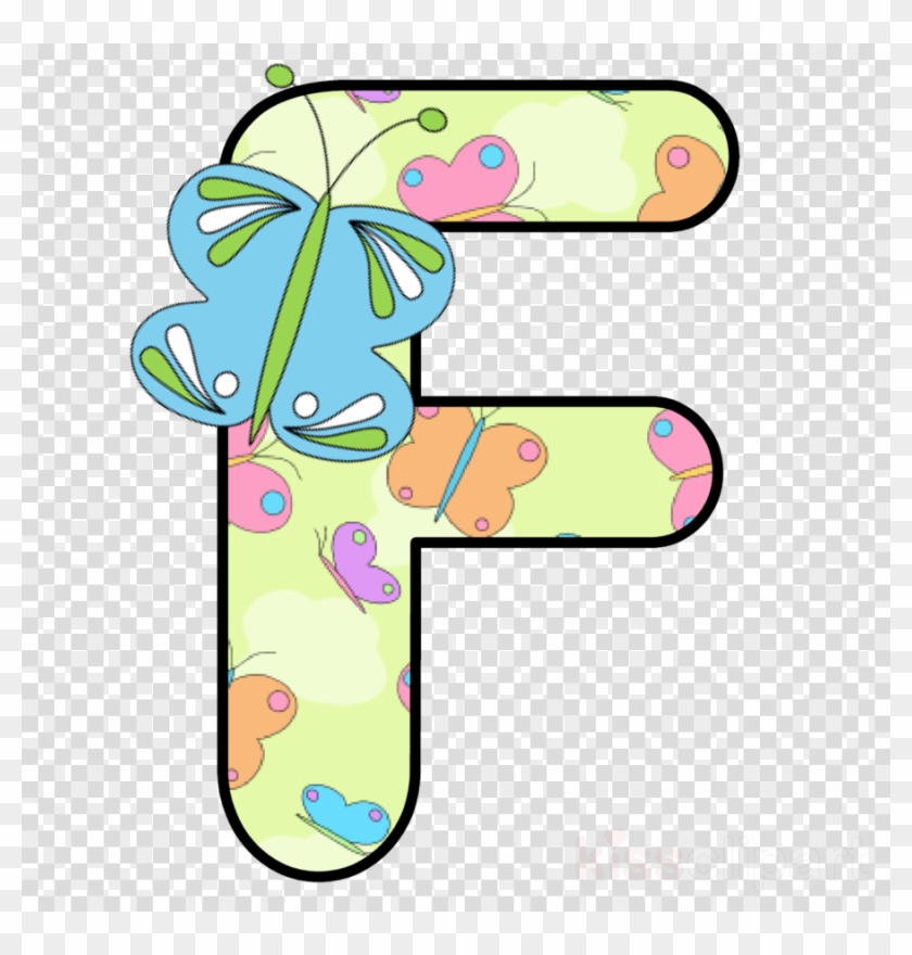 Alfabeto Mariposas Letras Clipart Letter Alphabet Clip - Calling Phone Icon Png #1632533