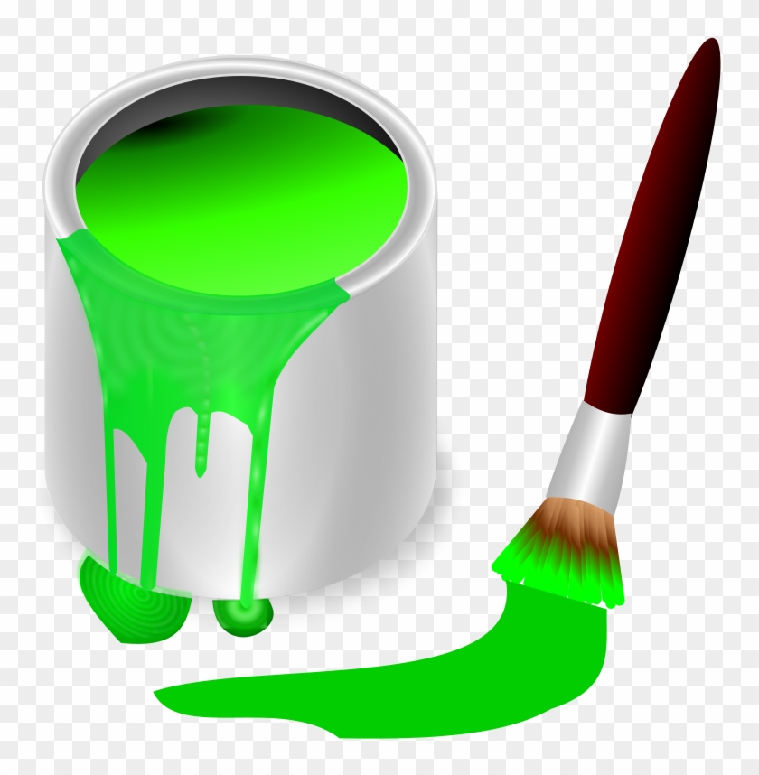 Color Green Clipart At Getdrawings - Green Paint Bucket Clipart #1632639