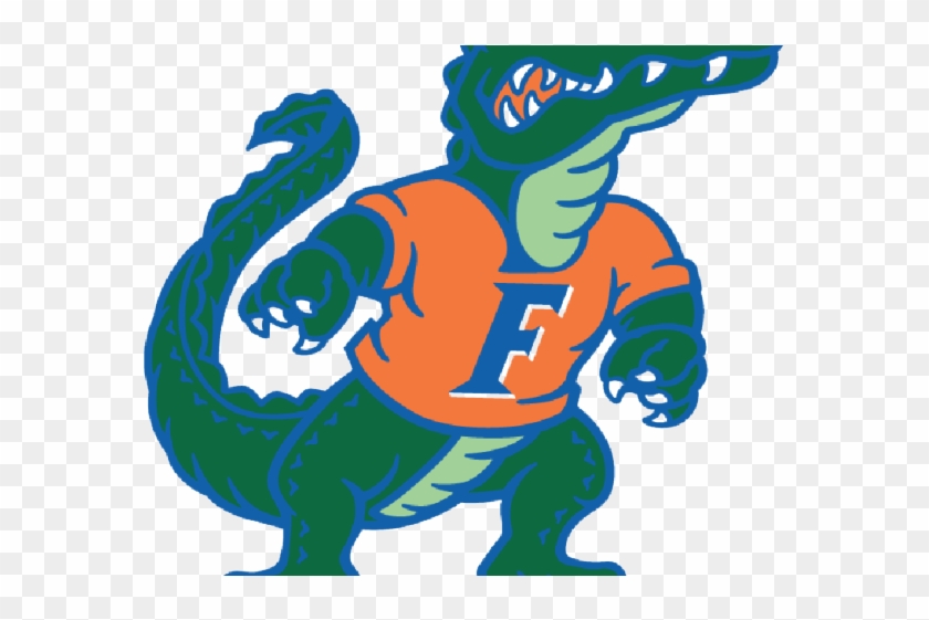 Crocodile Clipart Uf Gator - Florida Gators Logo #1632857