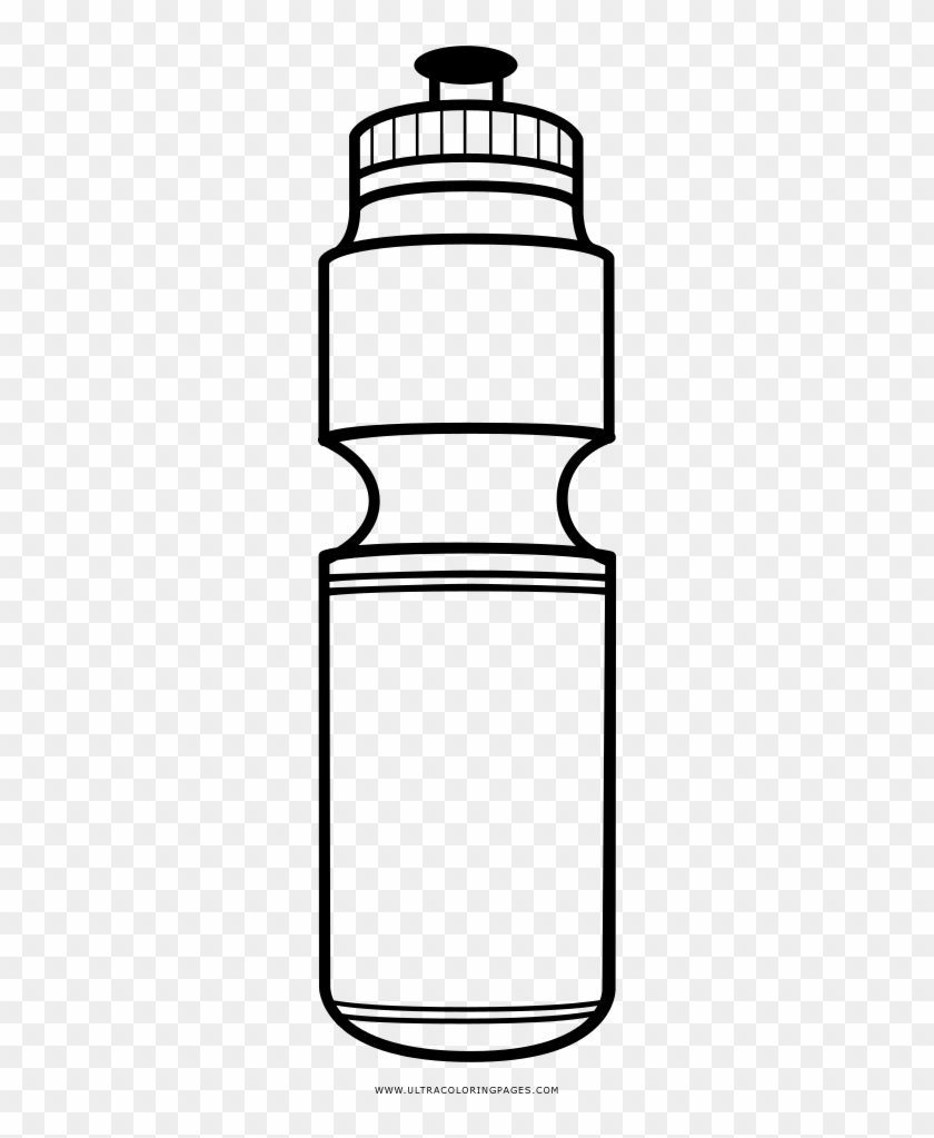 Water Bottle Coloring Page - Bote De Agua Para Colorear #1632869