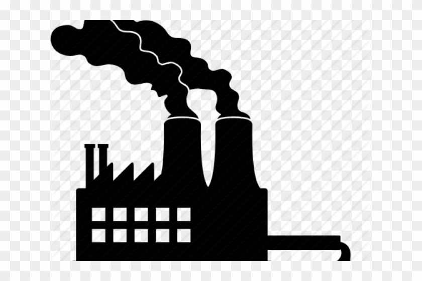 Factory Clipart Smoking - Pollution Transparent #1632894