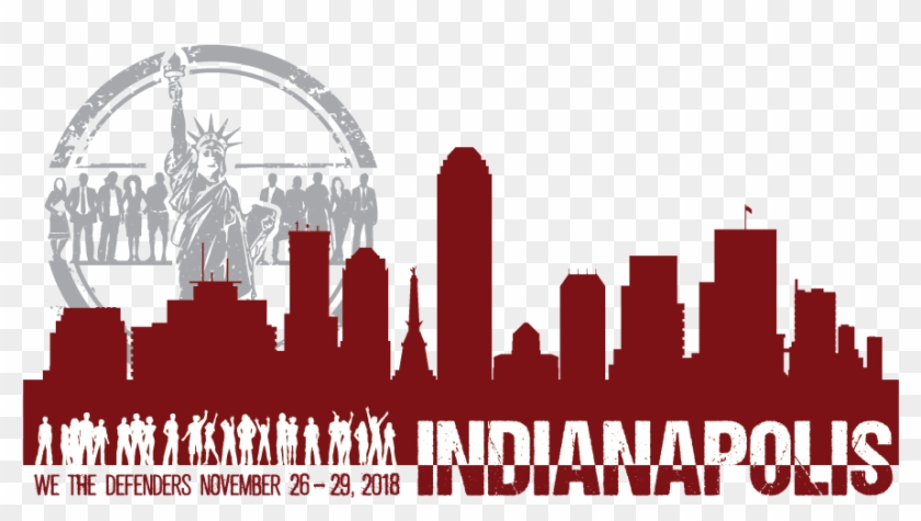 Online Registration - Indianapolis Skyline Art #1632928