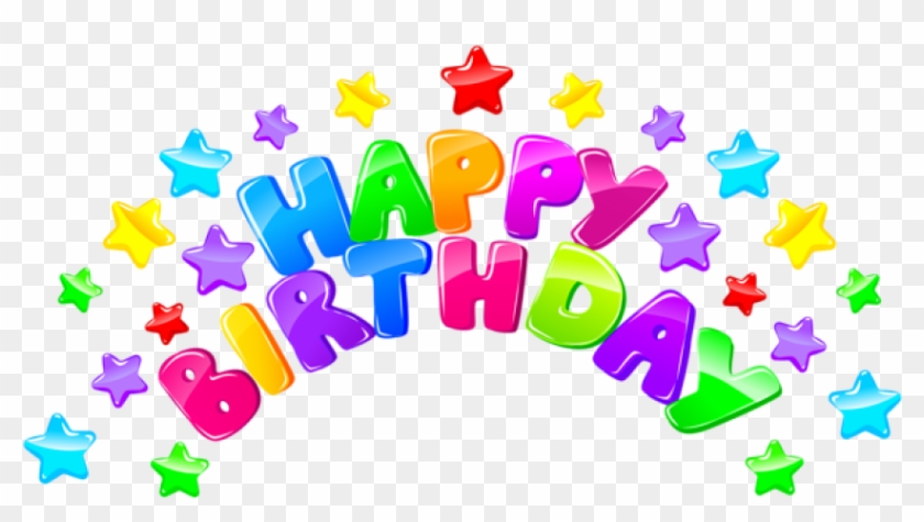 Free Png Download Happy Birthday Decor With Stars Png - Happy Birthday Png Background #1633054