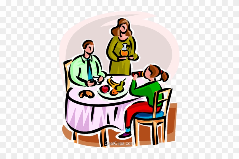 Abendessen Familie Clipart - Family Dinner Clip Art #1633121