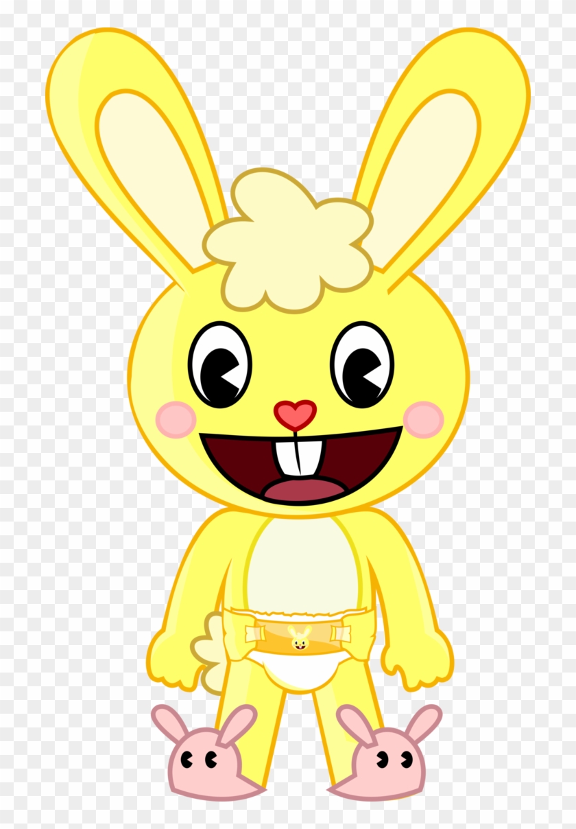 Cuddles In Diaper By Lu15ange7 Happy Tree Friends, - Happy Tree Friends Cuddles Diapers #1633213