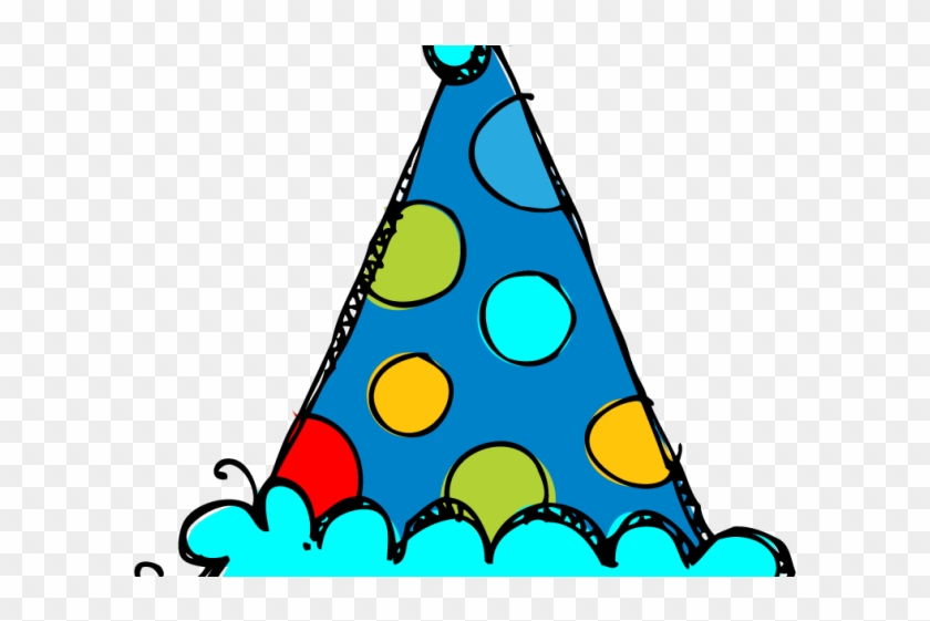 Tree Clipart Happy Birthday - Birthday Hat Clipart Blue #1633225
