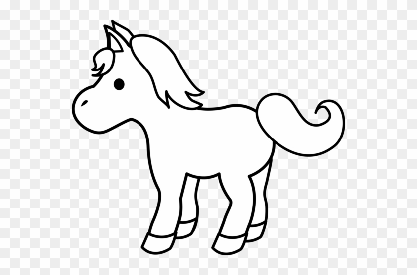 Pony Clipart - Mule Clipart Black And White #1633244