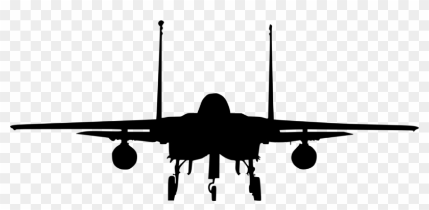 F Silhouette At Getdrawings Com Free For Ⓒ - Fighter Jet Silhouette Front #1633320