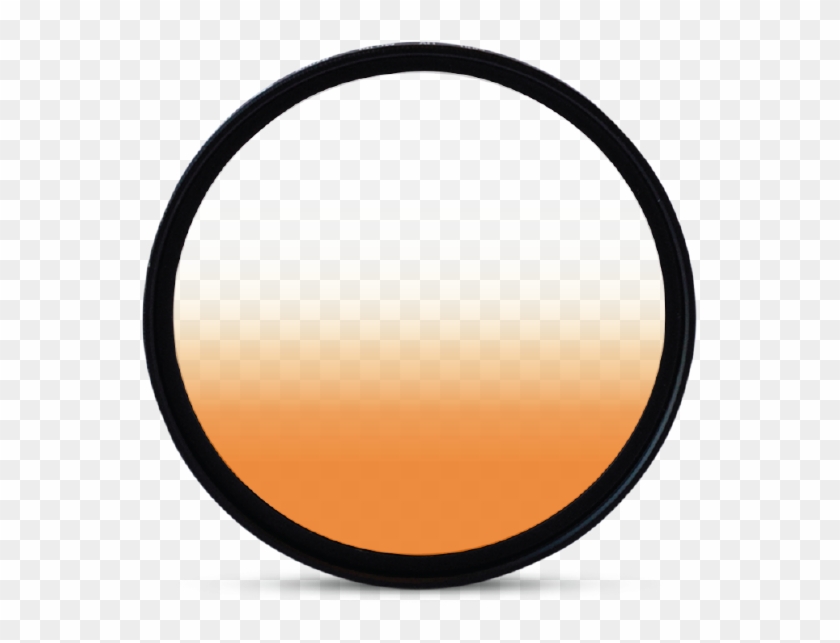 Graduated Orange Filter - Circle #1633340