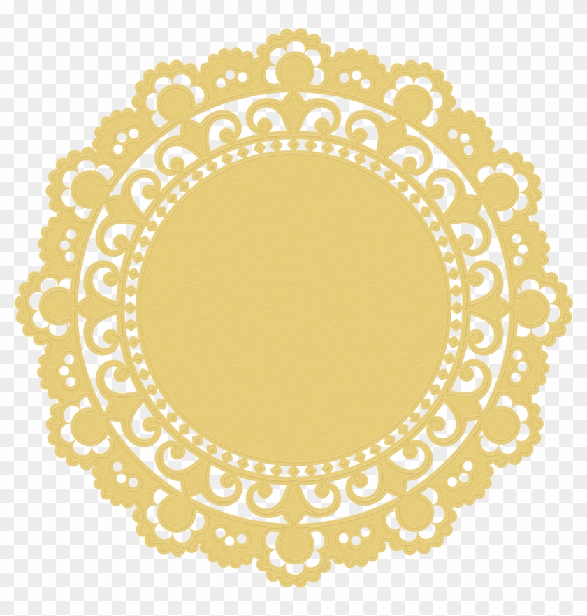 A Couple Of Doilies To Use As A Background, A Frame, - Blondas Vector Png #1633353